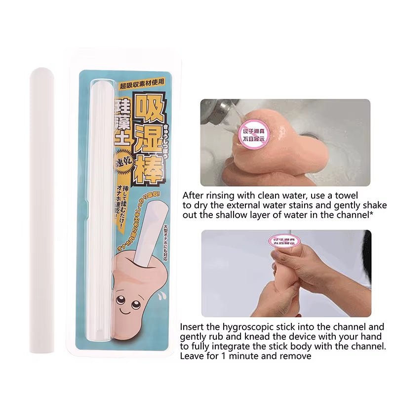 Diatomite Drying Stick for Male Masturbators - Onahole World