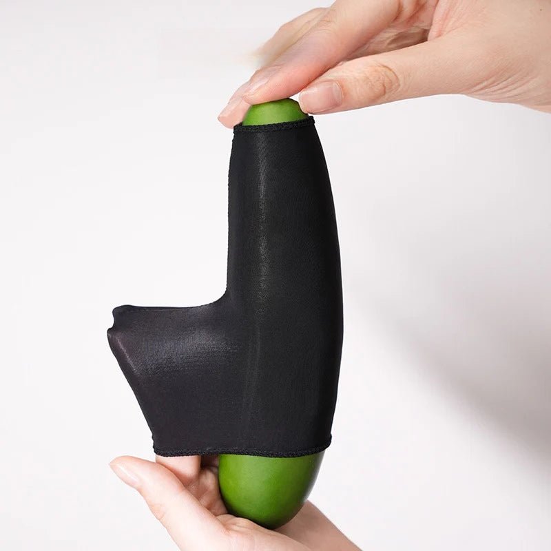 High - Density Glossy Stroker - Egg - Enclosing Design with Open Tip - Onahole World