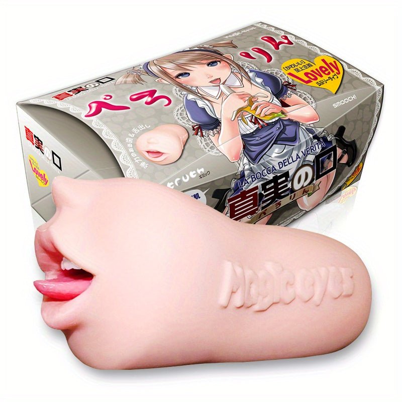 Magic Eyes Mouth Of Truth Onahole, La Bocca Della Verita, Realistic Oral Masturbator, Vacuum Suction, Next - level Oral Pleasure, Mimic a Real Mouth Feel - Onahole World