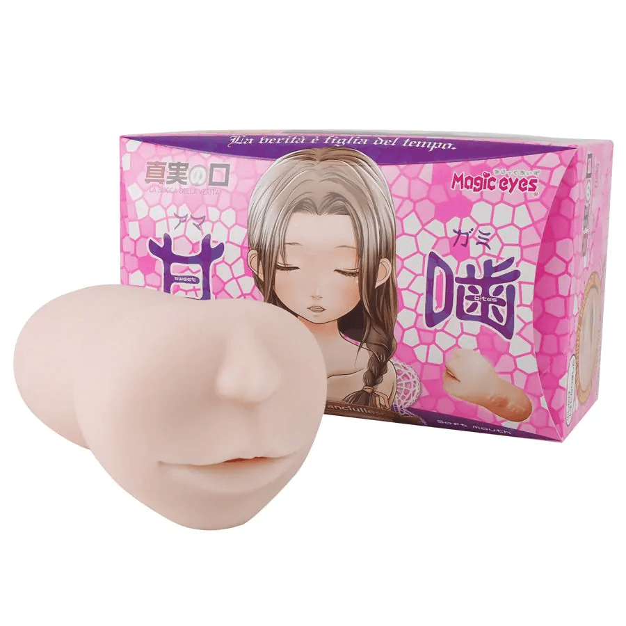 Magic Eyes Mouth Of Truth Onahole, La Bocca Della Verita, Realistic Oral Masturbator, Vacuum Suction, Next - level Oral Pleasure, Mimic a Real Mouth Feel - Onahole World