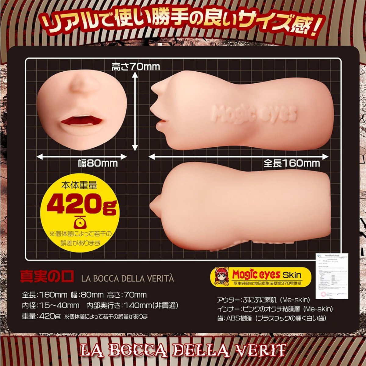 Magic Eyes Mouth of Truth Original Oral Onahole - Onahole World