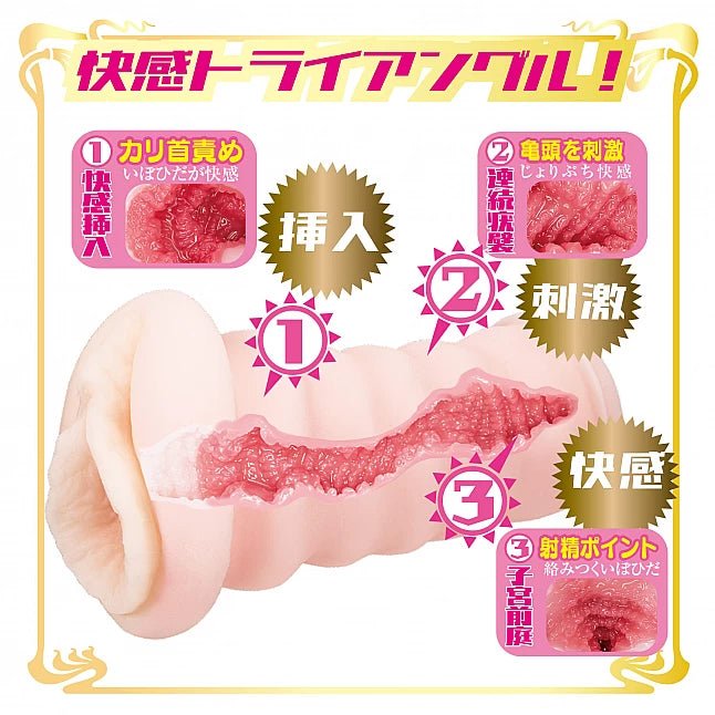 NPG AV Star Mini Masterpiece Onahole - Eimi Fukada, Japanese AV Star Mini Meiki, TPE Masturbator, Perfect Replica Of Eimi Fukada, Strong Stimulation For Pleasure With Realistic Vagina Detail, No Battery Required, Pocket Puxxy Toy For Men - Onahole World