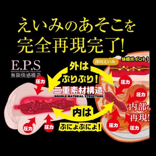 NPG Meiki No Syoumei No. 12 - Eimi Fukada, Male Onahole, Masturbator Cup for Men, Japanese AV Star Stroker, Perfect Replica of Adult Video Actress Eimi Fukada - Onahole World