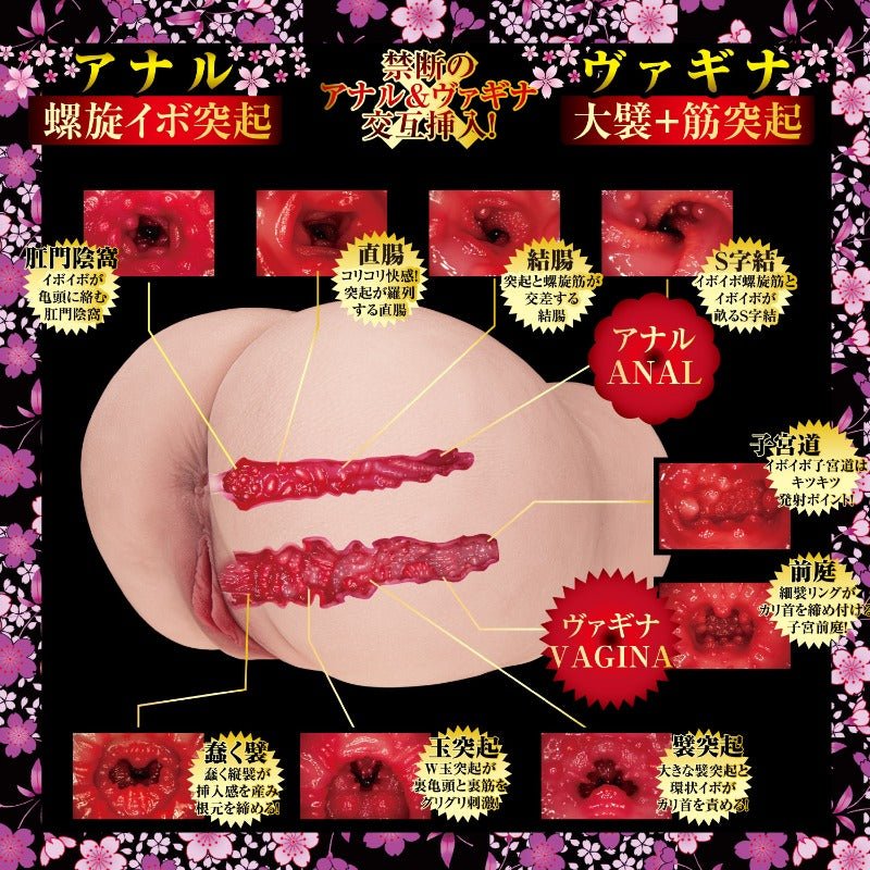 NPG Two Hole Extreme Pleasure Hip - Akari Mitani 3Kg - Onahole World