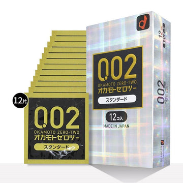 Okamoto 0.02 Ultra - Thin Condoms (12/Pack) - Onahole World