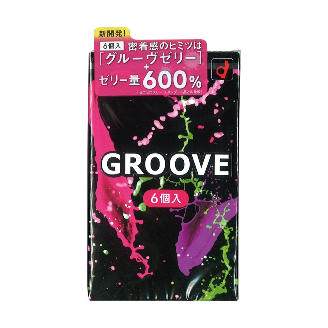 Okamoto Groove Ultra - Sticky Jelly Lubricant Condom (6/Pack) - Onahole World