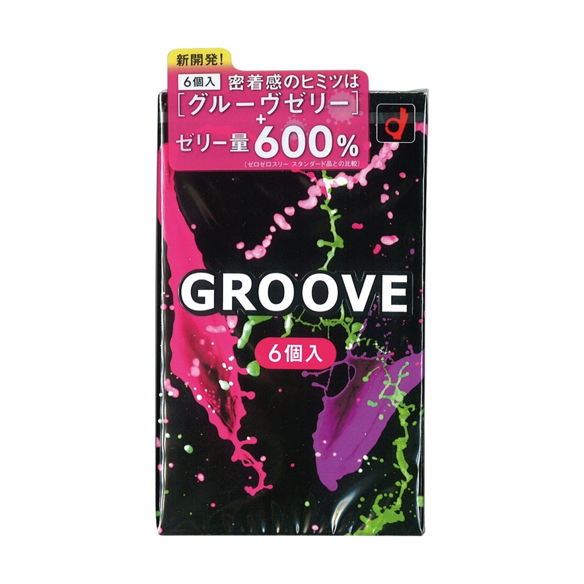 Okamoto Groove Ultra - Sticky Jelly Lubricant Condom (6/Pack) - Onahole World