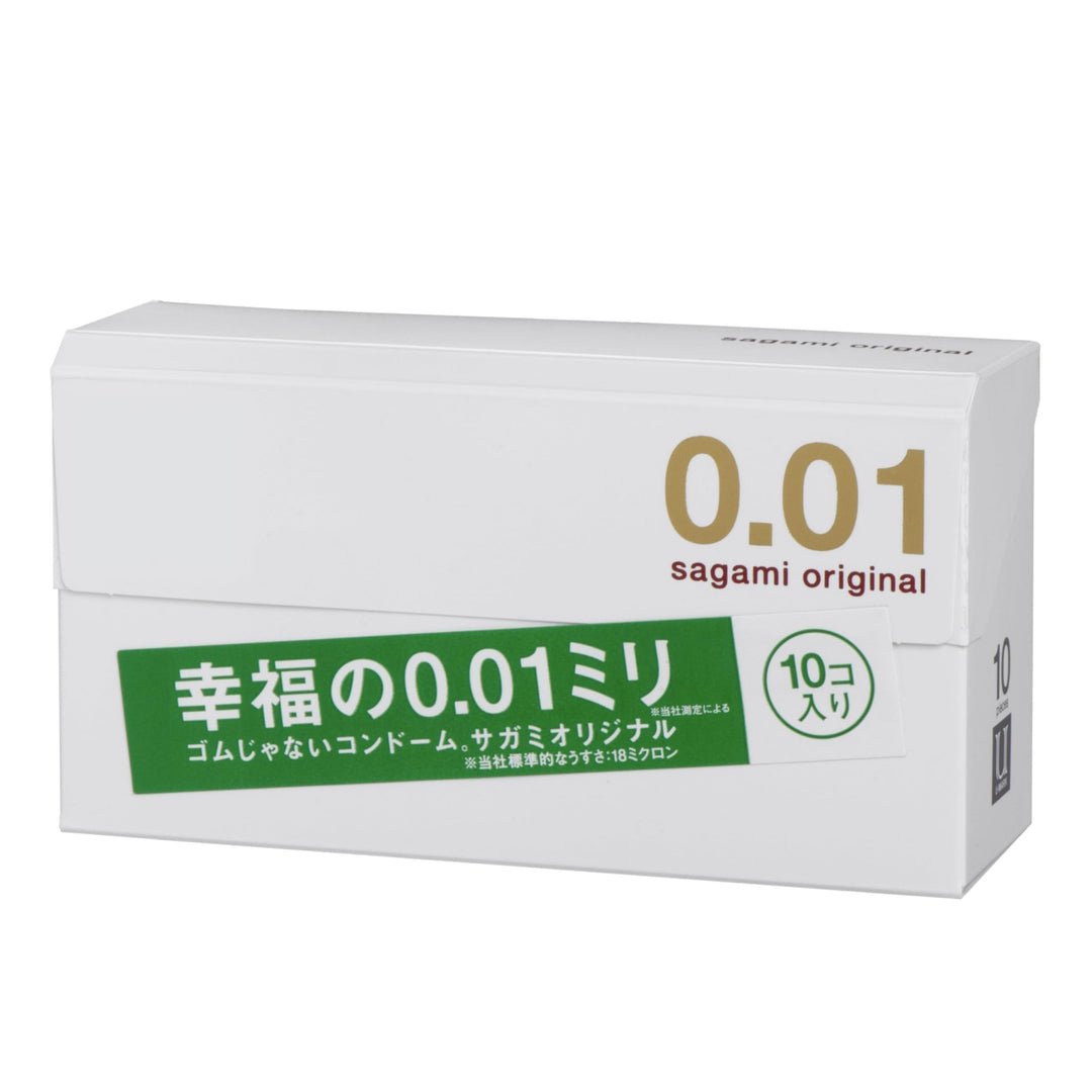 Sagami Original 0.01 Ultra - Thin Condoms - 10/Pack - Onahole World
