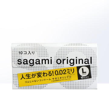 Sagami Original 0.02 Ultra - Thin Condoms - Large Size 5/Pack - Onahole World