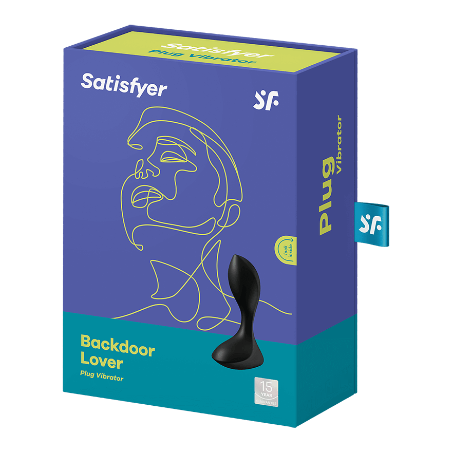 Satisfyer Backdoor Lover Anal Vibe - Black - Onahole World