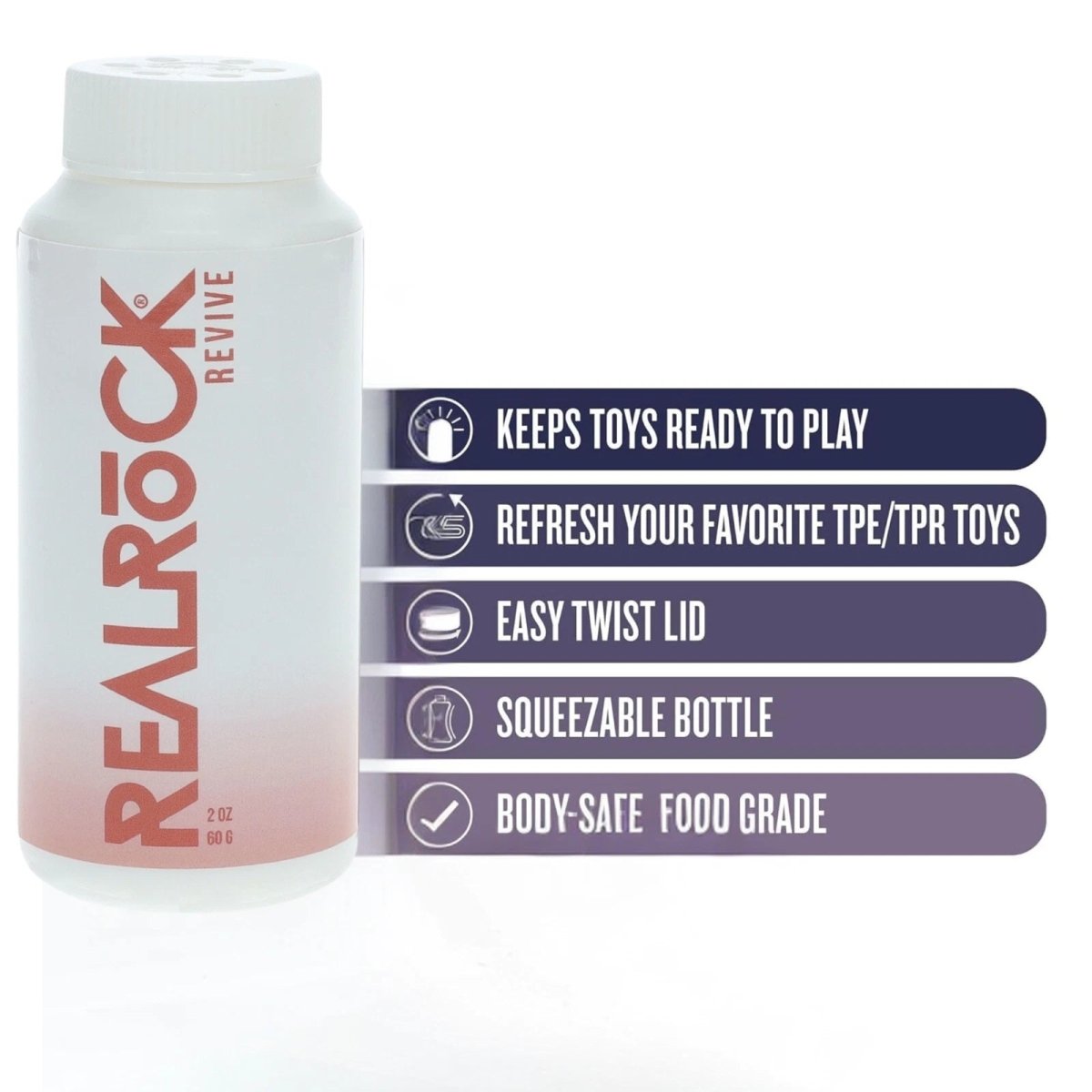 Shots - RealRock - Reviving Toy Powder - 60g - Onahole World