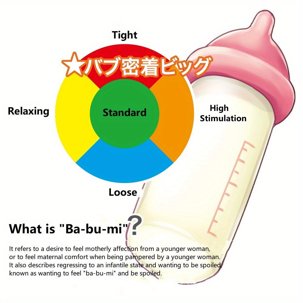 Toysheart Babu Micchaku Big Onahole, Japanese Soft Maternal Hug - Inspired Masturbator, Strong Suction Sleeve, Big Bubble Grip Textures, Made in Japan - Onahole World