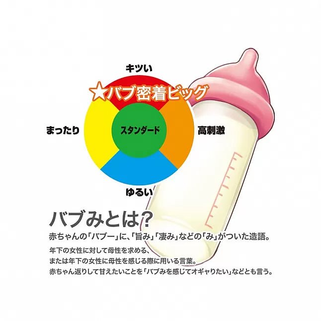 Toysheart Babu Micchaku Big Onahole, Japanese Soft Maternal Hug - Inspired Masturbator, Strong Suction Sleeve, Big Bubble Grip Textures, Made in Japan - Onahole World