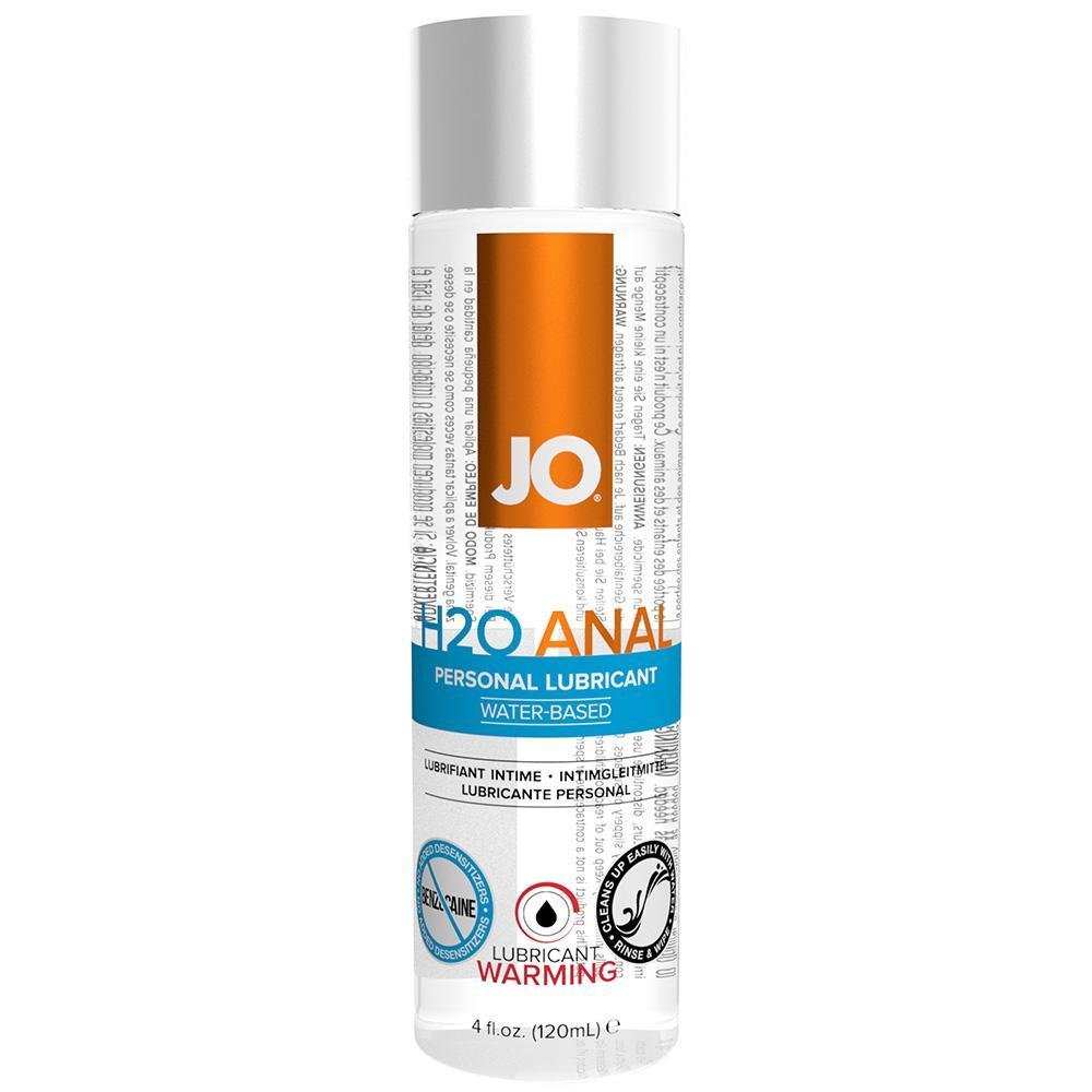 H2O Personal Anal Lube 120ml Warming - Onahole World
