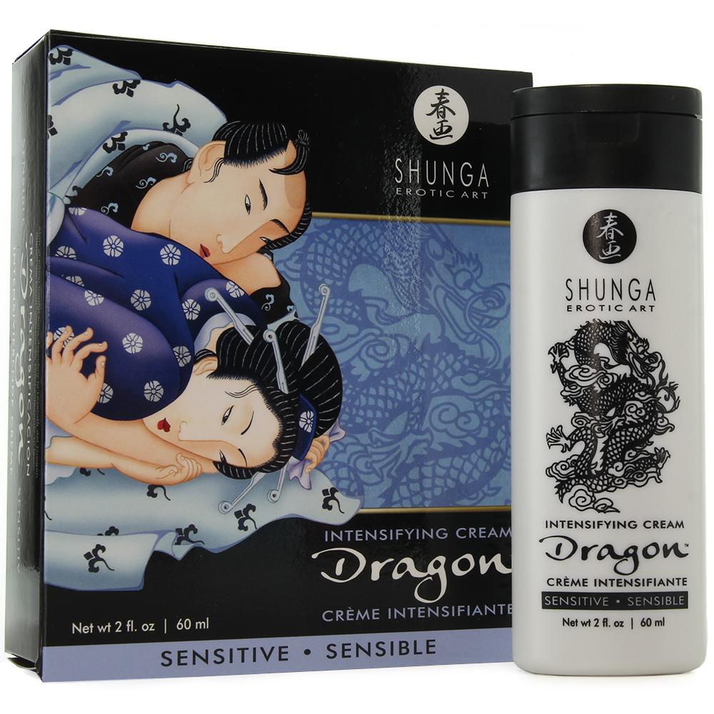 Shunga Dragon Sensitive Intensifying Cream in 2 fl.oz/60ml - Onahole World