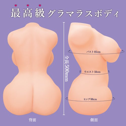 Toysheart Fappable Body - Torso masturbator with vagina and H - cup breasts - Onahole World